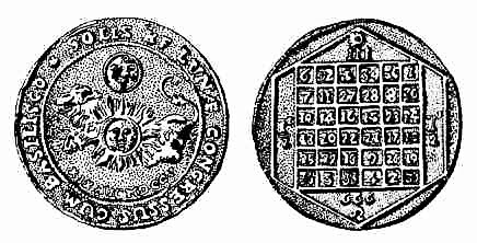 Печать Солнца, защитный амулет Солнца. Магический квадрат Солнца 666